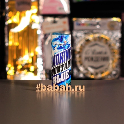 Цветной дым ручной,  Синий - Цена: 390 р. - Фото 1