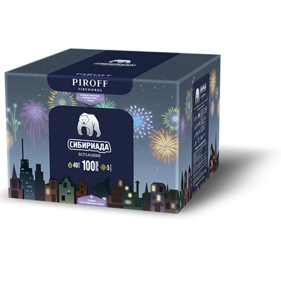 Фейерверк "Сибириада" - Цена: 6 885 р. - Фото 1