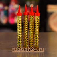 Фонтаны в торт, 4 шт, 12 см 40 сек