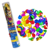 Хлопушка "Бумфети", 25см (круги-фольга)