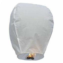 Небесный фонарик белый Конус средний - Цена: 230 р. - Фото 1