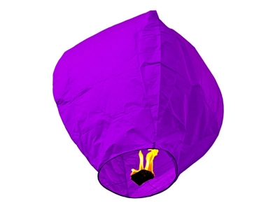 Небесный фонарик фиолетовый Конус малый - Цена: 180 р. - Фото 1