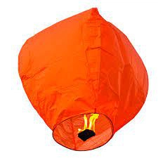 Небесный фонарик красный Конус гигант - Цена: 290 р. - Фото 1