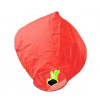 Небесный фонарик красный Конус малый