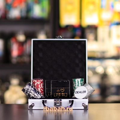 Покер в металлическом кейсе на 100 фишек - Цена: 2 500 р. - Фото 1