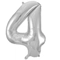 Цифра 4 серебро - Цена: 1 090 р. - Фото 1