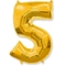 Цифра 5 золото - Цена: 1 090 р. - Фото 1