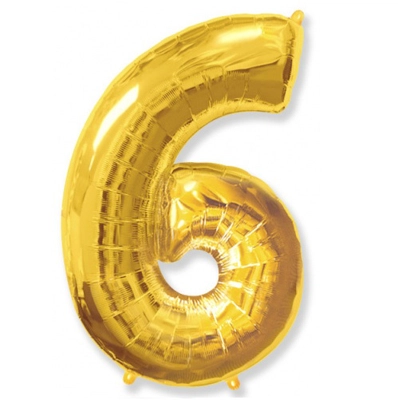 Цифра 6 золото - Цена: 1 090 р. - Фото 1