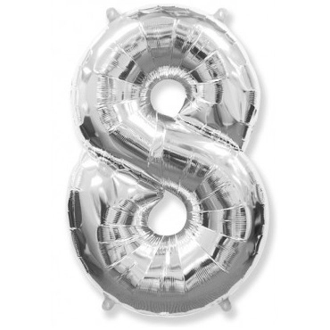 Цифра 8 серебро - Цена: 1 090 р. - Фото 1