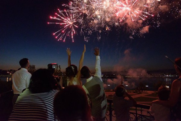 МАСШТАБНЫЙ ФЕЙЕРВЕРК НА СВАДЬБУ АНАСТАСИИ И АЛЕКСЕЯ