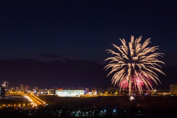 Салют 9 мая 2017 г.Красноярск, фотоотчет