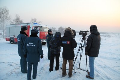 Съемки сюжетных роликов в рамках программы "Безопасный фейерверк"