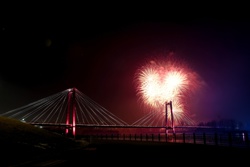 Фейерверк в дни Универсиады 2019 - Фото 81